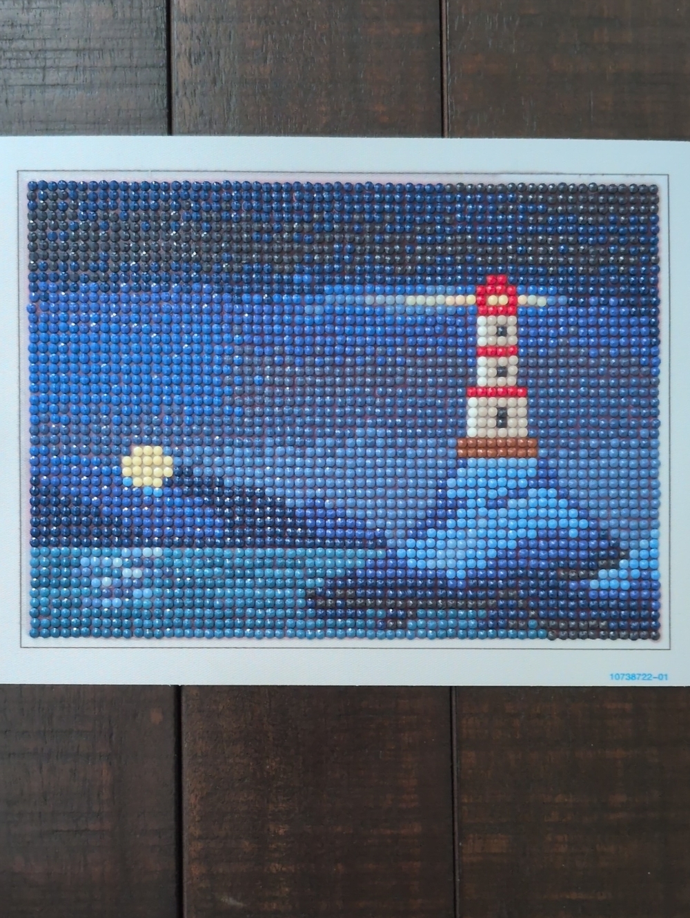 Diamond Art Lighthouse Night Scene